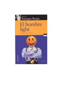 EL HOMBRE LIGHT- rojas enrique