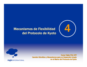 Mecanismos de Flexibilidad del Protocolo de Kyoto