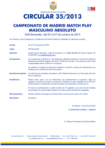 circular 35/2013 - Federación de Golf de Madrid