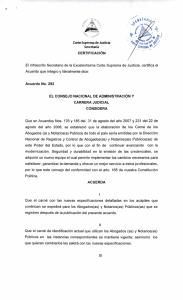 Certificación Cambios de Carnet de Abogados y Notarios Públicos.