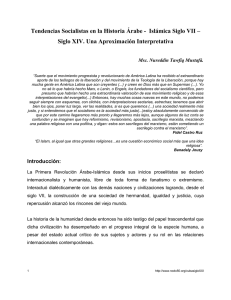 Tendencias socialistas en la historia árabe - islámica