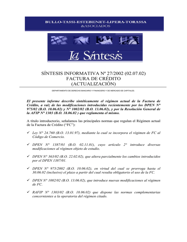 Factura De Cr dito