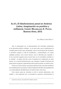 Aa.Vv, El Abolicionismo penal en América Latina, Imaginación no