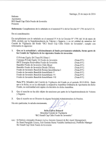 Carta Comité de Vigilancia a Partícipes: J Gálvez