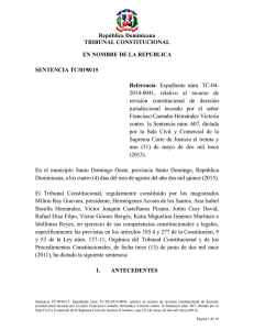 Sentencia TC 0198-15 C - Tribunal Constitucional de la