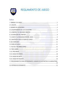 reglamento de juego - ¡Bienvenido a Liga Euro!