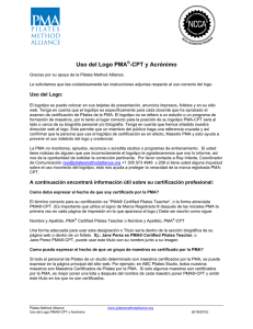 Uso del Logo PMA&reg;-CPT y Acr&oacute;nimo