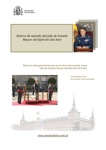 Relevo de mando del Jefe de Estado Mayor del Ejército del Aire