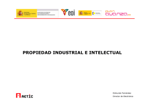 PROPIEDAD INDUSTRIAL E INTELECTUAL