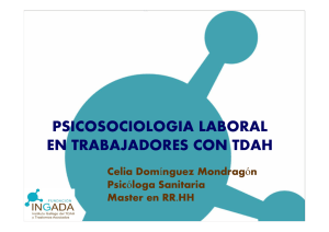 psicosociologia laboral en trabajadores con tdah