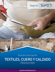 Guía - Textiles, cuero y calzado Producción