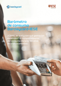 Barómetro de consumo Barclaycard-IESE
