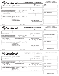 certificado de escolaridad