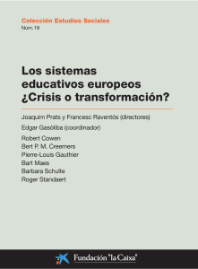 Los sistemas educativos europeos ¿Crisis o transformación?