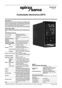 Controlador electrónico SX75