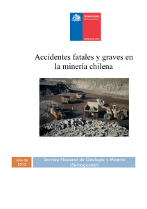 Accidentes fatales y graves en la minería chilena