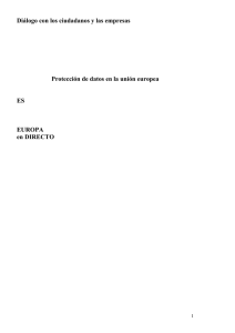 Mercado Interior - información relativa a las personas denominada