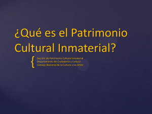 Patrimonio Cultural Inmaterial - Concurso Escolar de Fotografía del