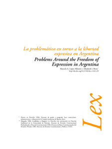 La problemática en torno a la libertad expresiva en Argentina