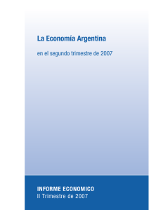 La economía Argentina en el segundo trimestre de 2007