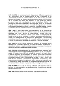 Res 240-05mitrans - Asociación Cubana de Limitados Físico