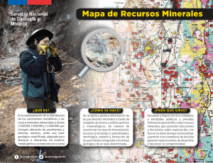 Mapa de Recursos Minerales