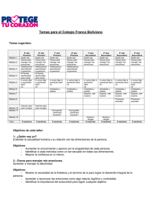 Temas para el Colegio Franco Boliviano