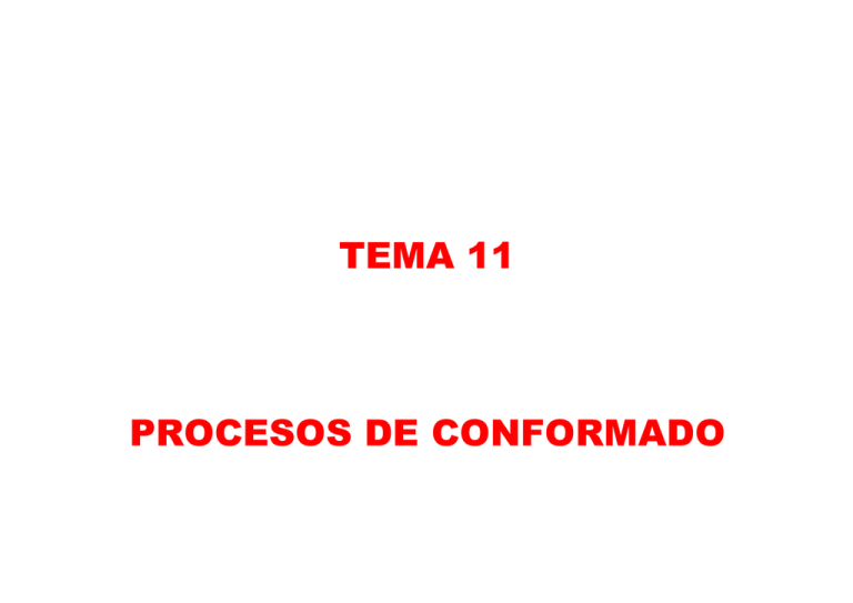 Procesos De Conformado