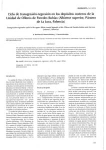 Ciclo de transgresión-regresión en los depósitos costeros de la