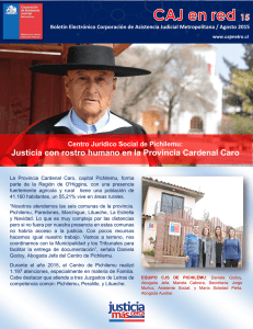 Justicia con rostro humano en la Provincia Cardenal Caro