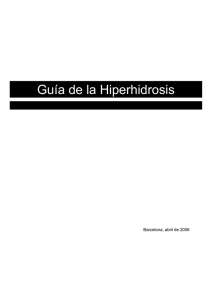 Guía de la Hiperhidrosis