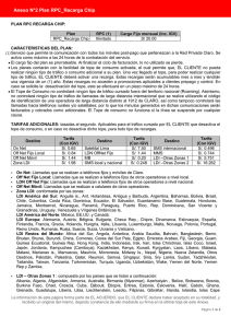 B - 01 Anexo 15 – Características del los Planes CDI