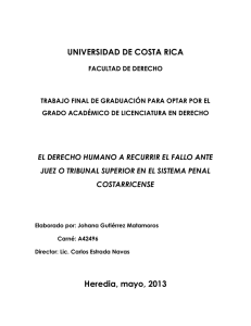 UNIVERSIDAD DE COSTA RICA Heredia, mayo, 2013