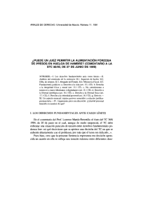 ¿PUEDE UN JUEZ PERMITIR LA ALIMENTACIÓN FORZOSA DE