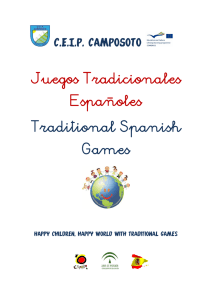 Juegos Tradicionales Españoles Traditional Spanish Games