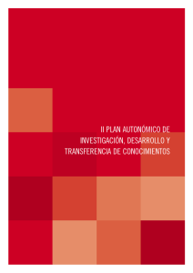 ii plan autonómico de investigación, desarrollo y transferencia de