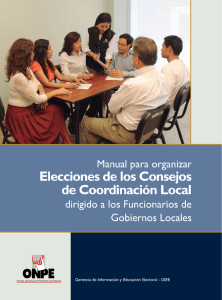 Manual para organizar Elecciones de los Consejos de