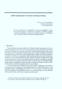 Imputabilidad y Nuevo Código Penal