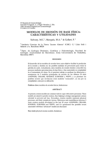 modelos de ,erosión de base física