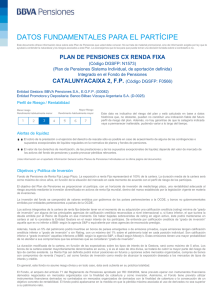 PLAN DE PENSIONES CX RENDA FIXA CATALUNYACAIXA 2, F.P.