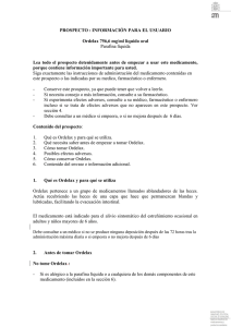 PROSPECTO - Agencia Española de Medicamentos y Productos