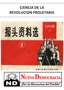 ciencia de la revolucion proletaria.