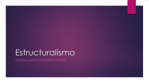 Estructuralismo - Funcionalismo