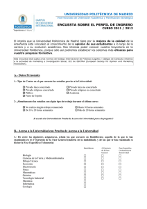 Cuestionario UPM Alumnos Nuevo Ingreso