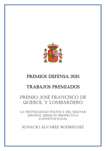 La neutralidad política del militar español desde una perspectiva