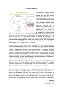 EL MODELO MOLECULAR