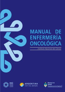 Manual de Enfermería Oncológica - Ministerio de Salud de la Nación