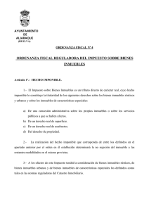 ordenanza fiscal reguladora del impuesto sobre bienes inmuebles