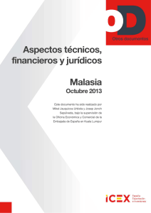 Aspectos tecnicos financieros y juridicos Malasia