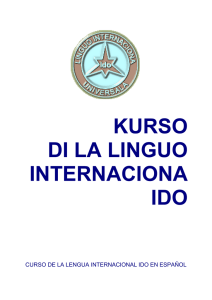 Curso de Ido - La lengua internacional Ido